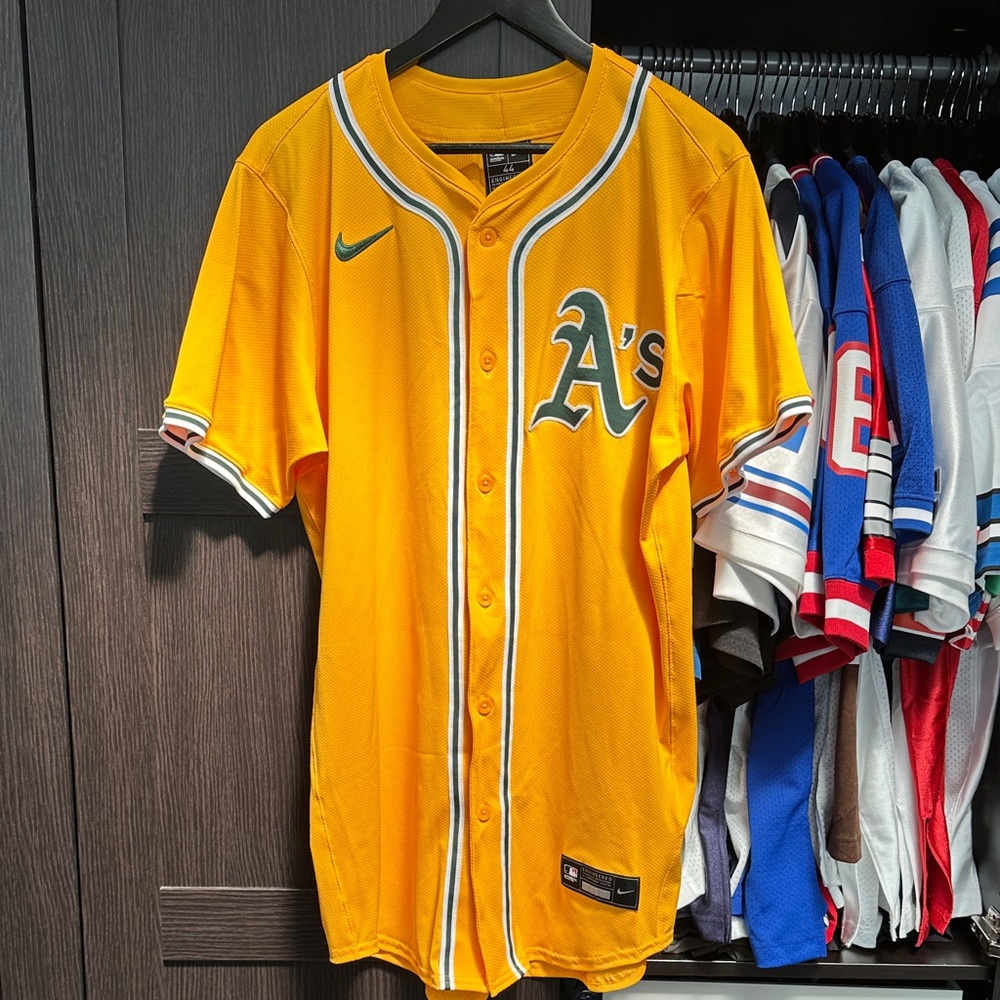 Athletics Nike Alternate 2 Elite Jersey - Gold
